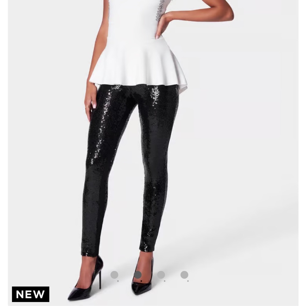 SEQUIN TUXEDO STRIPE LEGGING